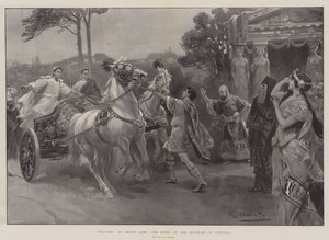 Ben-Hur, in Drury Lane, de scène bij de fontein van Castalia